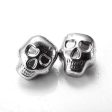 KC-ICW10 Whiskey Stone Set Reusable Food Grade Stainless Steel Wine Cooling Cube 2 Skulls Supply