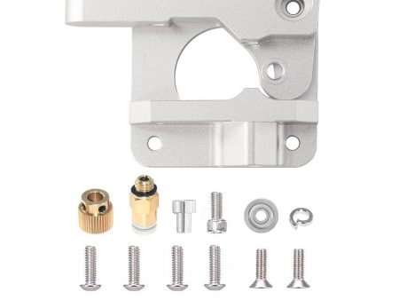 Kingroon Sliver MK8 Extruder Kit for 3D Printer Aluminum Alloy Block Bowden Extrusion For Sale