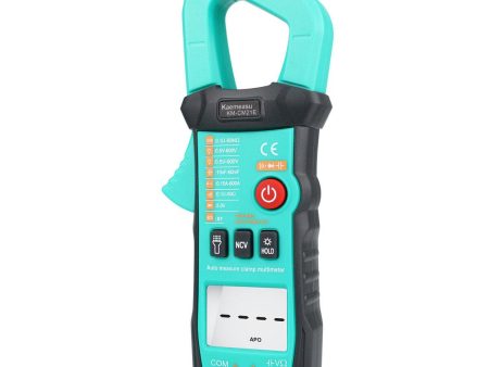 Kaemeasu KM-CM21E Intelligent Multifunctional Clamp Meter High Precision Electrician s Tool for AC DC Voltage AC Current Resistance Capacitance Essential for Electrical Troubleshooting Online Hot Sale