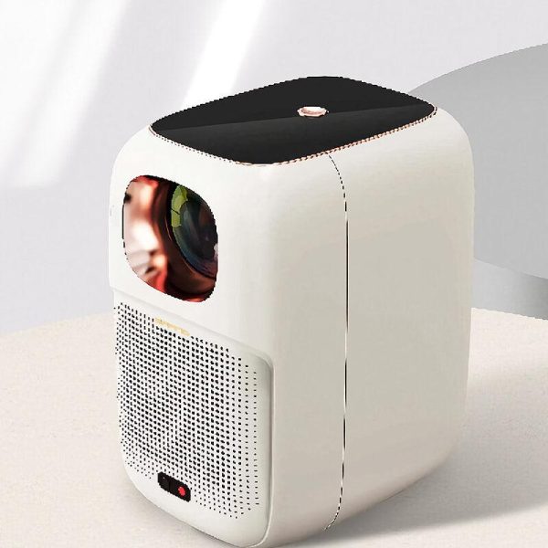 WEJOY V1 1280*720P LED Projector  10400mAh Android 1200 Lumens Support FHD Resolution Dual 5G-WIFI BT5.0 Built-in Speaker Electric Focus 1+8Gb Portable Smart Home Theater Projector Fashion