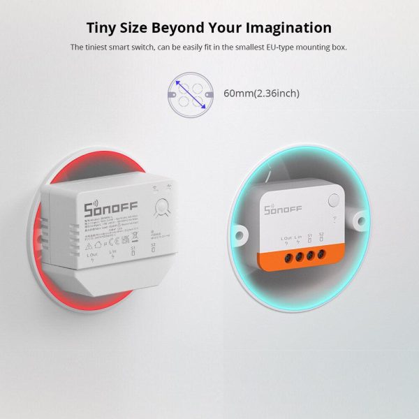 4Pcs Sonoff ZBMINI L2 Smart Zigbe3.0 Switch No Neutral Required Intelligent Two-way Control Relay Module Timer Voice Control with Alexa Google Zigbe Hubs Online now