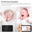 AM540 720P 5inch Baby Monitor with PTZ Rotation Camera Temperature Monitoring IR Night Vision Touch Screen Crying Breast Feeding Reminder Lullabies Baby Watcher Camera Device For Cheap