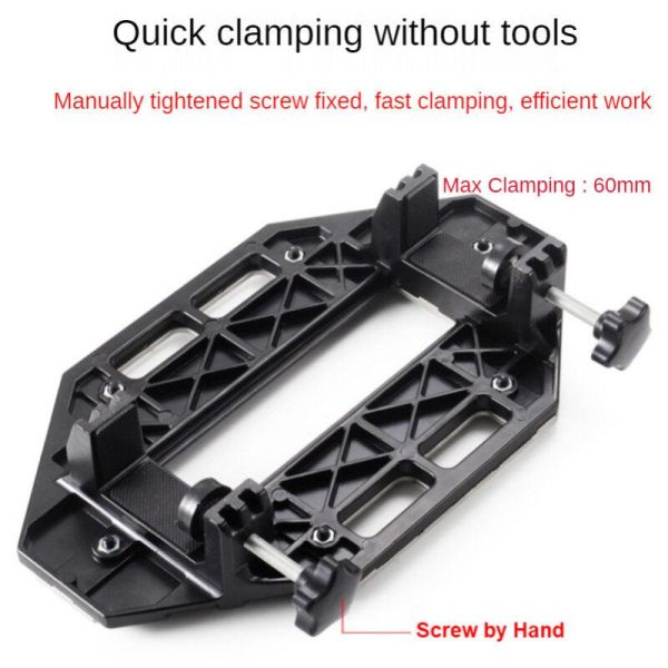 Aluminum Alloy Door Hinge Jig Guide Woodworking Door Hinge Template Slotting Locator Door Lock Jig for Wood Cabinet Kitchen Door Lock Installation on Sale