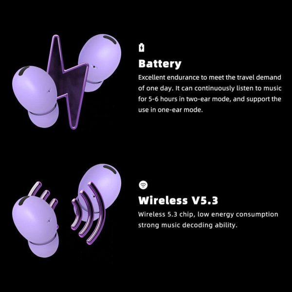 C9 Pro TWS Wireless bluetooth 5.3 Earphone HiFi Dynamic Sound IPX5 Waterproof Fashion