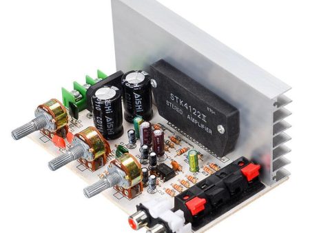 DX-0408 50W+50W 2.0 Channel Thick Film Series Stereo Amplifier Board Dual AC15V-18V 10HZ-20KHZ Potentiometer Power Amplifier Module For Discount