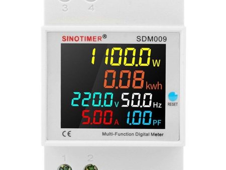 SINOTIMER SDM009 AC40-300V Rail Single-phase Measuring Instrument Sale