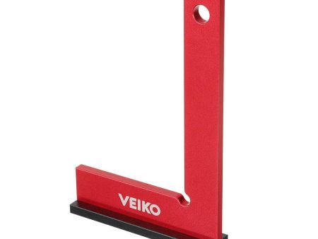 VEIKO Aluminum Alloy 150X100MM Square Ruler 90 Degree Right Angle Ruler With Solid Wide Base Check Tool Verticality Accurately on Sale