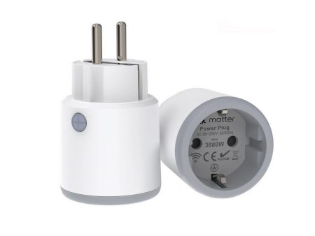 MoesHouse WiFi Smart Plug Socket 16A 3680W AC 85-250V 50 60Hz Smart Timer Outlet Power Monitor Supply