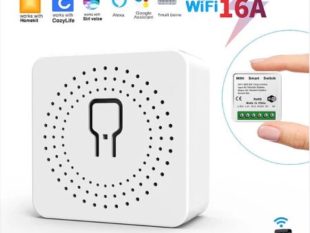 Homekit 16A WiFi Smart Home Switch Timing Countdown Schedule Phone Remote Control For Discount