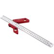 YX-3 300mm Woodworking Square Center Scriber Center Finder 45 90 Degrees Angle Line Scriber Marking Tools Metric Inch Ruler Online Hot Sale