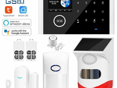 WIFI GSM Alarm System Kits Tuya Smart Home Wifi Door Sensor Doorbell Motion Sensor Detector Security Alarms System for Home For Sale