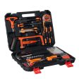 105Pcs Hardware Tools Kit Screwdriver Wrench w  Storage Box Sale