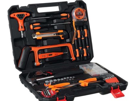 105Pcs Hardware Tools Kit Screwdriver Wrench w  Storage Box Sale