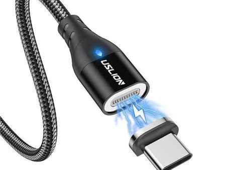 USLION 3A USB-A to Type-C Cable QC4.0 QC3.0 QC2.0 Fast Charging Online Sale