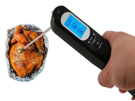 Minleaf ML-CT3 Kitchen Food Thermometer USB Thermometer Alarm Thermometer Temperature Voice Alarm Online Sale