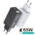 USLION PD 65W GaN Dual Port Type-C USB-A PD3.0 QC3.0 Fast Charging Wall Charger Adapter Online Sale