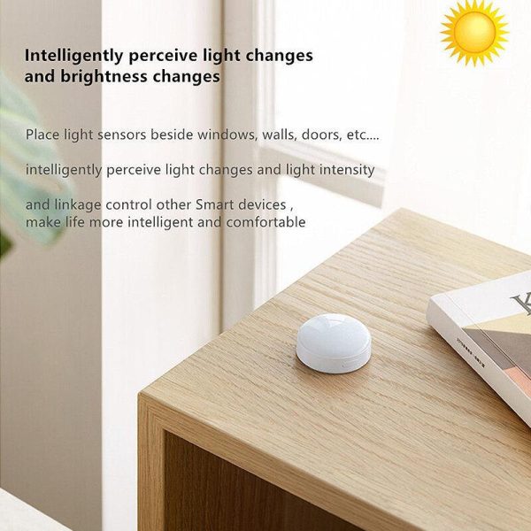 Aqara T1 Smart Zigbe 3.0 Light Sensor Auto Smart Home Light Detector Brightness Sensor Magnetic APP Control Work with Alexa Google Assistant Homekit Sale