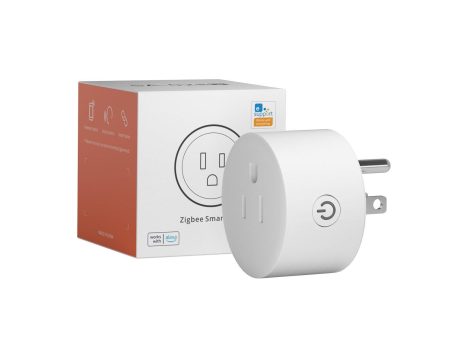 Zigbe3.0 10A Socket American Standard Outlet APP Remote Monitoring Voice Control Work with Alexa Google Sale