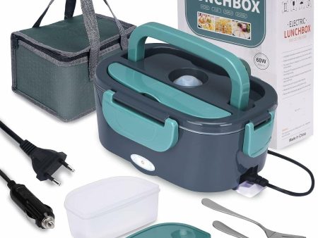 AGSIVO Portable 60W Electric Lunch Box Bento Box Food Heater Fashion