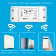 Mouehouse RF433 + WiFi DIY Smart Switch Module RF433 Remote Control for Smart Automation Smart Life Tuya Work with Alexa and Google Home For Sale