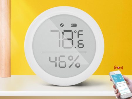 Moes Round Temperature and Humidity Sensor Indoor Hygrometer Online Hot Sale