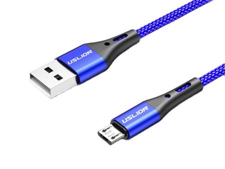 USLION 3A USB-A to Micro USB Cable QC2.0 QC3.0 Fast Charging Hot on Sale