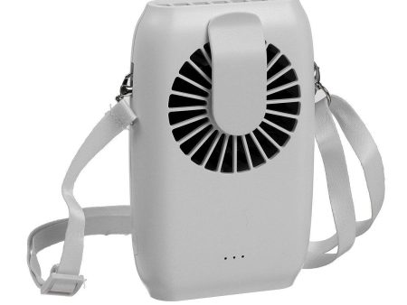 2000mAh Portable Mini Fan Dual-purpose Waist Fan USB Desktop Cooling Fan Hanging Neck Air Cooler Online Sale