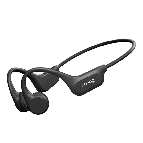 Sanag B60 ProMax True Bone Conduction Earphone BT 5.3 HiFi 3D Stereo IPX8  Sport Neckband Earphone Online now