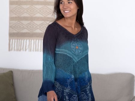 Earth & Sky Long Sleeve Tunic | Fair Trade Online Hot Sale