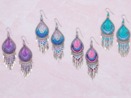 Dazzling Chandelier Thread Earrings Supply