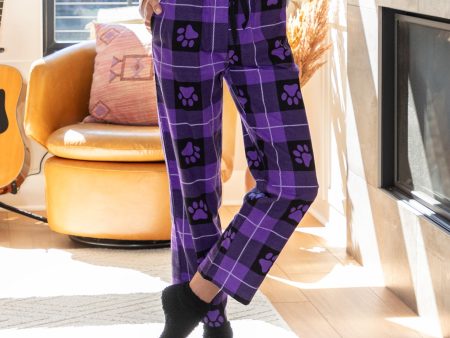 Flannel Paw Lounge Pants For Discount