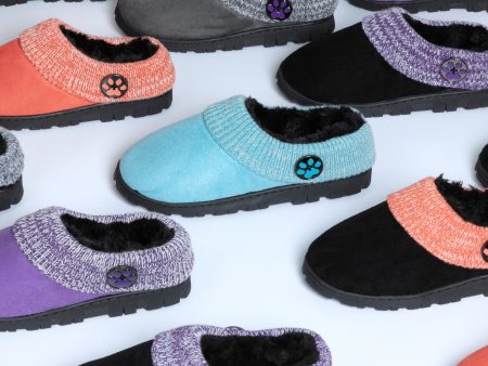 Purple Paw Comfy Clog Slippers Discount